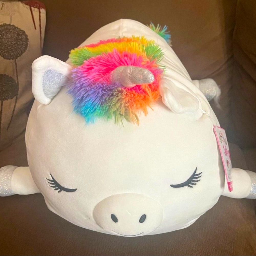 ARIA 🦄 Unicorn Laying Hugmees Original Squishmallow By Kellytoy NWT